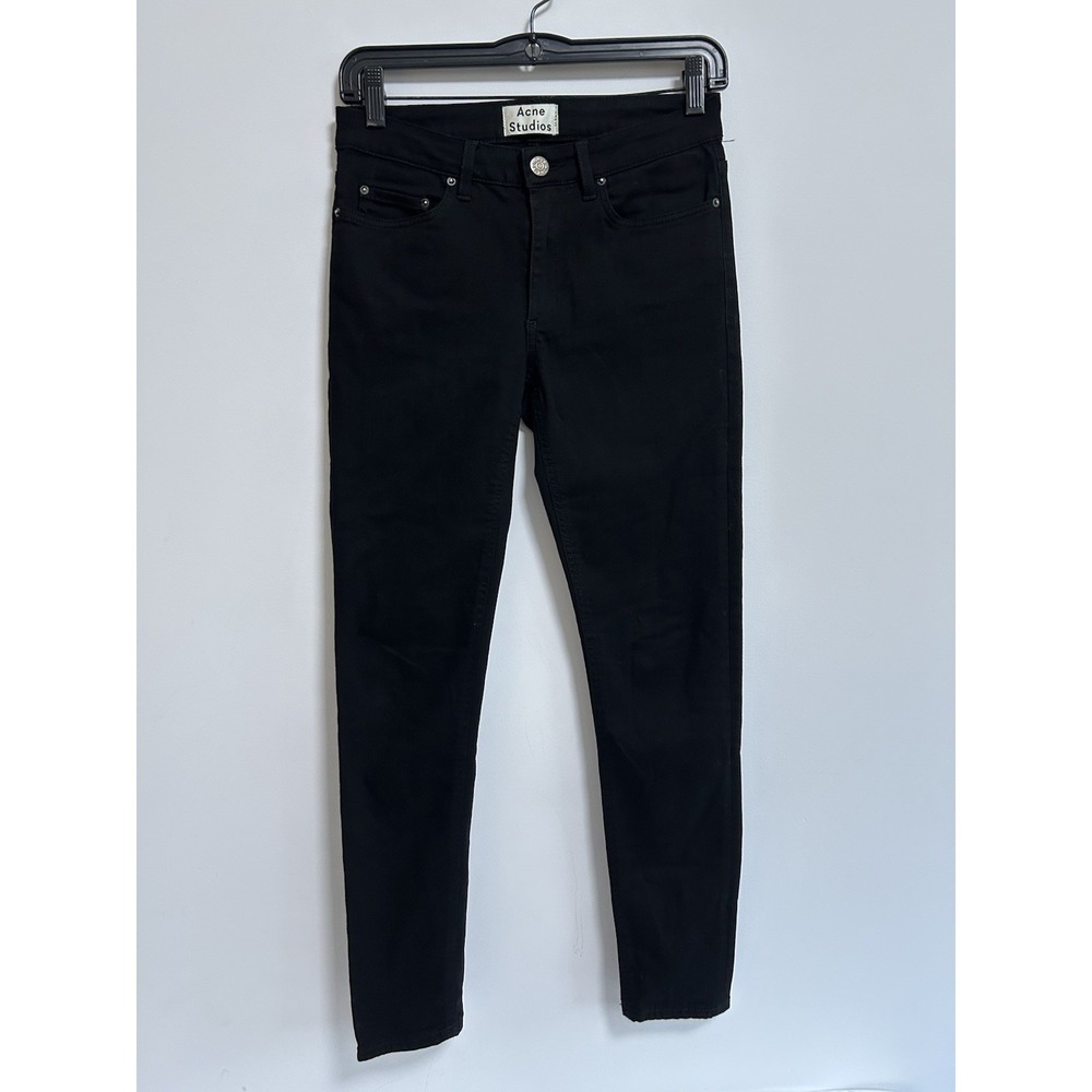 Acne Studios Skin 5 Night Stretch Jeans Size W27 L32 Black Skinny